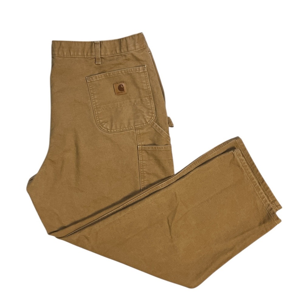 Carhartt Canvas Loose Original Fit Pants B11 BRN Men's 44x32‎ Brown Workwear